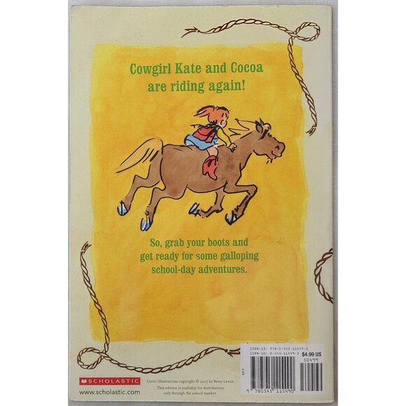 Cowgirl Kate And Cocoa School Days Erica Silverman Childrens Paperback 2007 - Picture 2 of 7